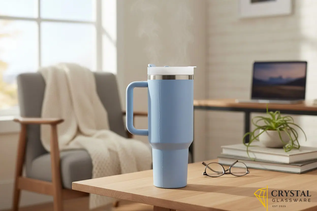 Stanley Tumblers Steel Tumblers Hot and cold Tumbler Mug With Straw Travelling Mug